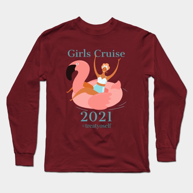 Girls Cruise Long Sleeve T-Shirt by Nixart